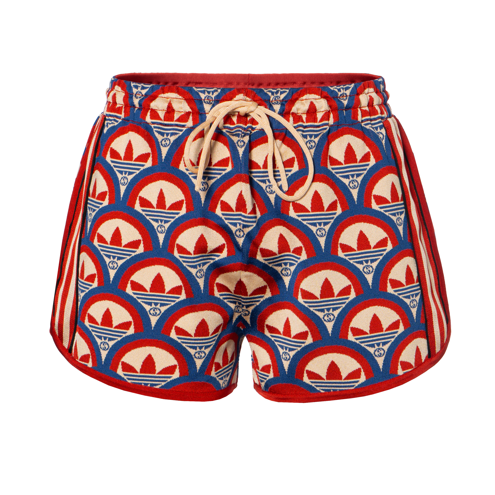 Женские шорты Gucci × adidas originals (красные)