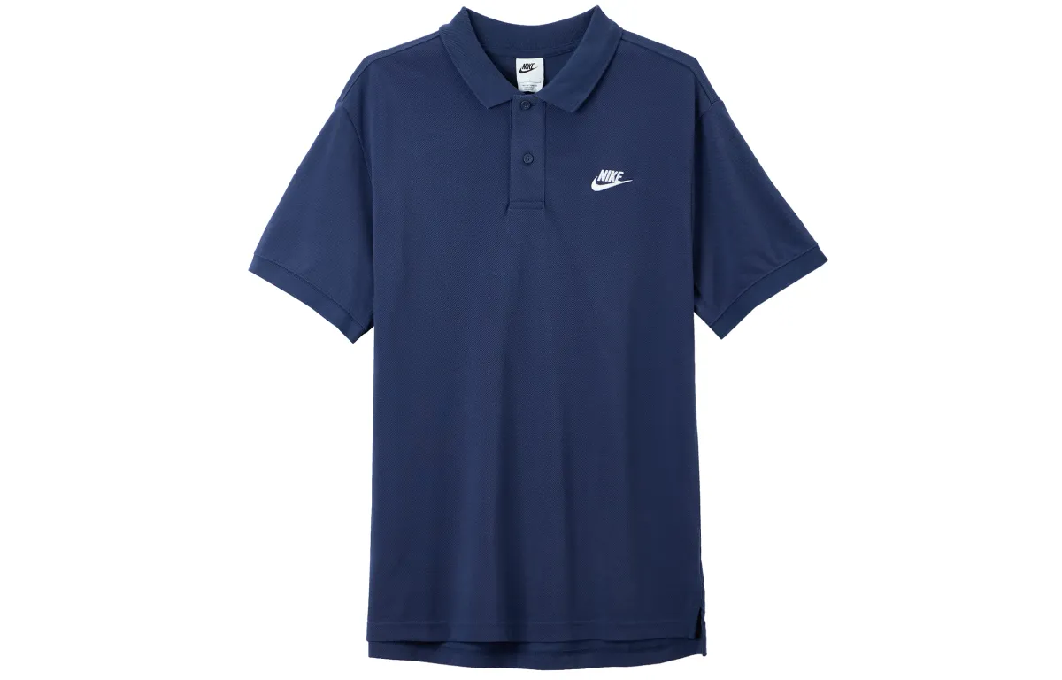 Nike Polo Shirts Men's Dark Blue Moderate