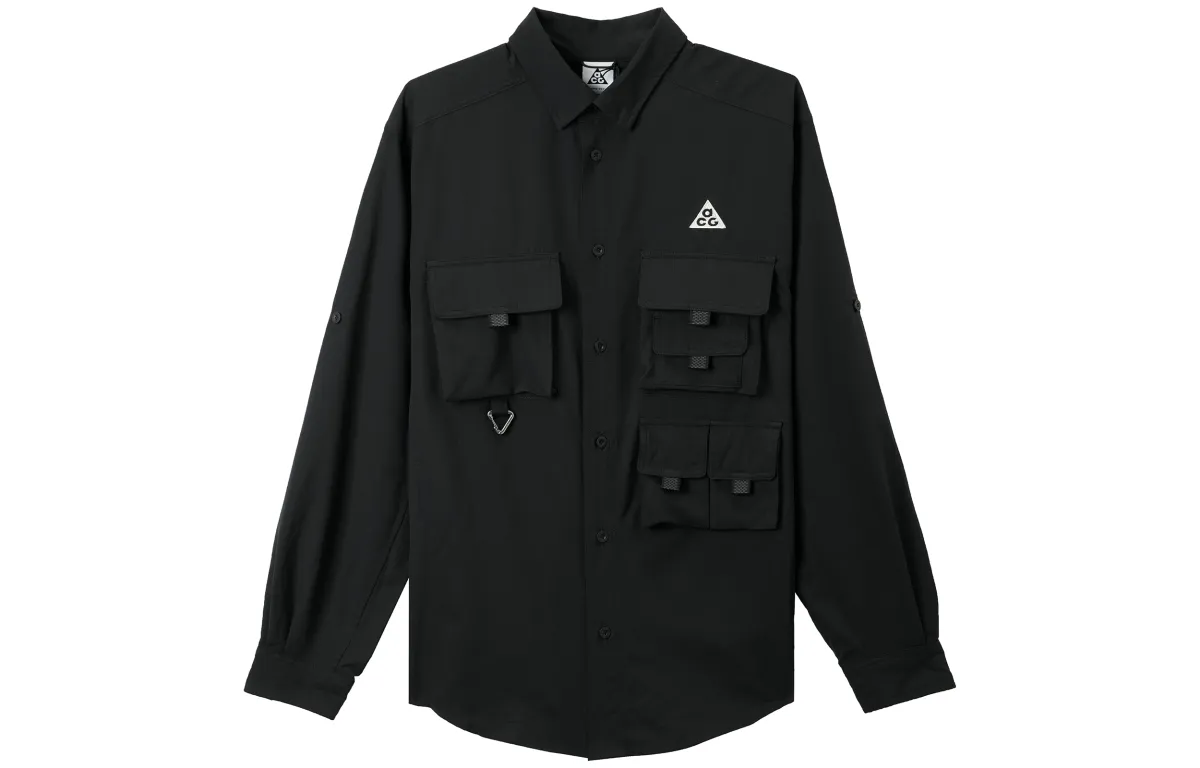 Nike Dri-Fit logo-embroidered shirt