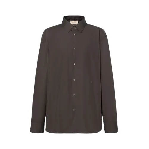 GUCCI SS22 Shirt Men's Dark Coffee