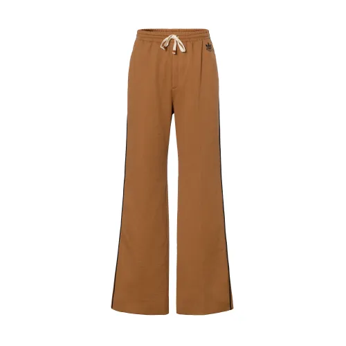 GUCCI x Adidas Originals SS23 Casual Pants Women's Camel
