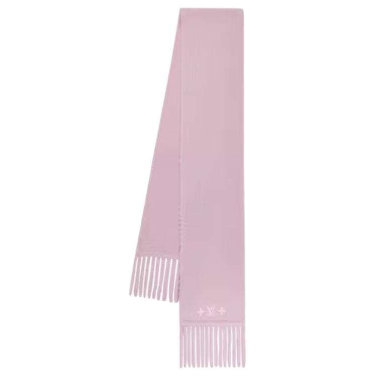 Женский шарф Louis Vuitton Wool Scarf (розовый)