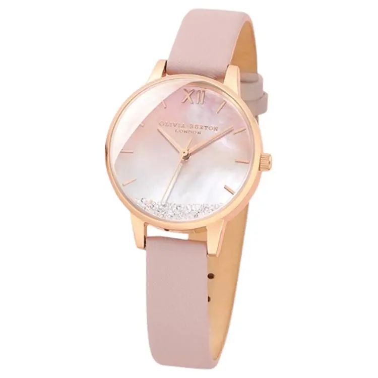 OLIVIA·BURTON Quartz Movement Pink Watch Dial Women's Watch European/US Watches