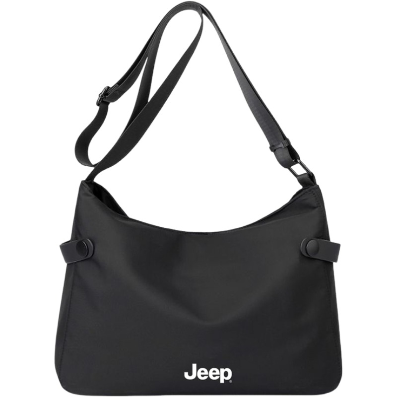 Мужская сумка Jeep из оксфорда (черная)