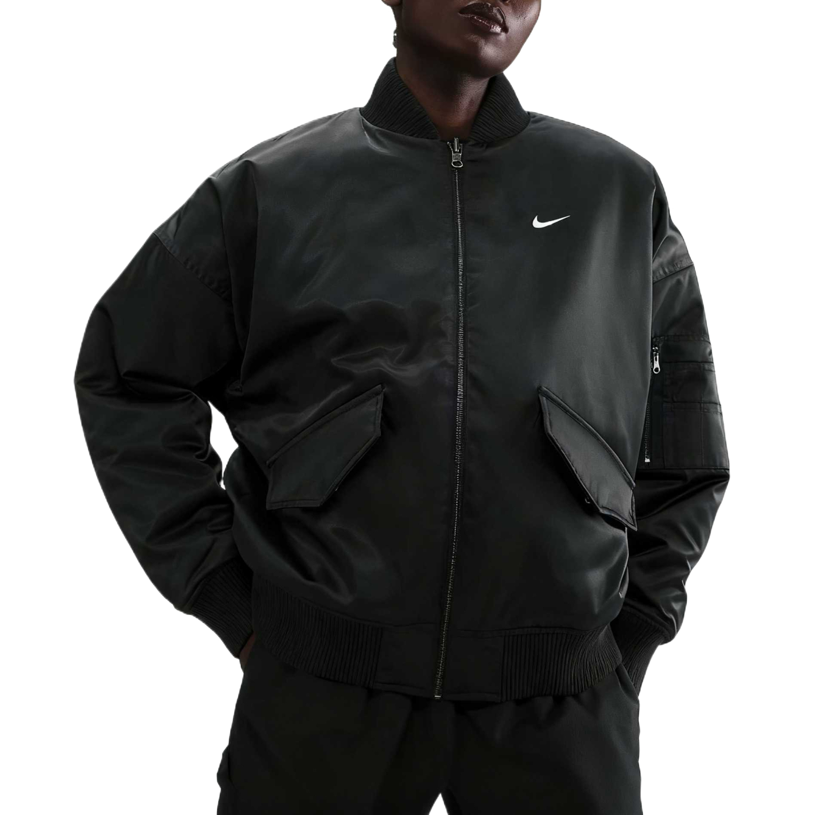 Женская куртка Nike Nike Sportswear Therma-FIT (черная)