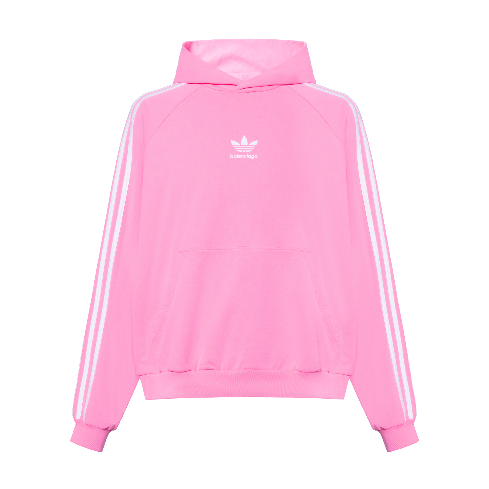 Мужское худи Balenciaga x adidas originals (розовое)