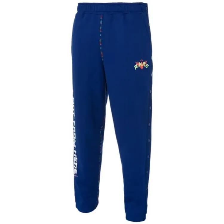 PUMA Basketball Pants Casual Pants Men's Blue Green