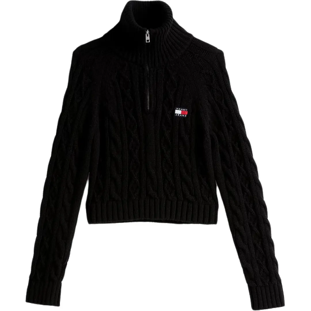 Tommy Hilfiger Sweaters Women's Black Turtleneck Moderate Other