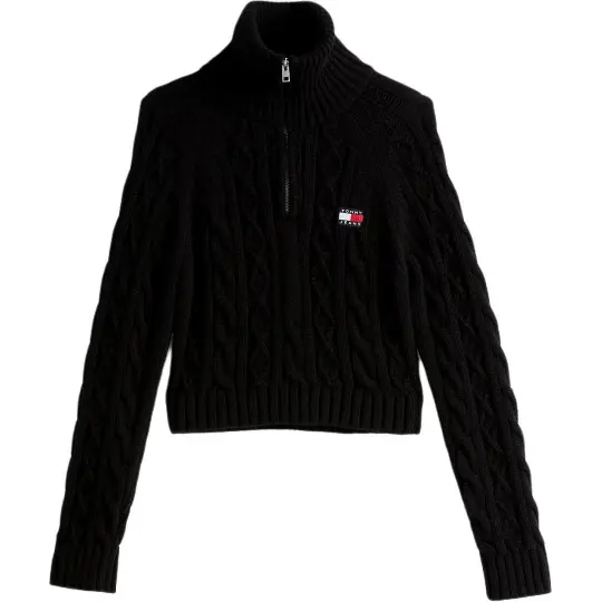 Tommy Hilfiger Sweaters Women's Black Turtleneck Moderate Other