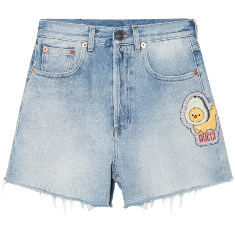 GUCCI Casual Shorts Women's Light Blue Moderate