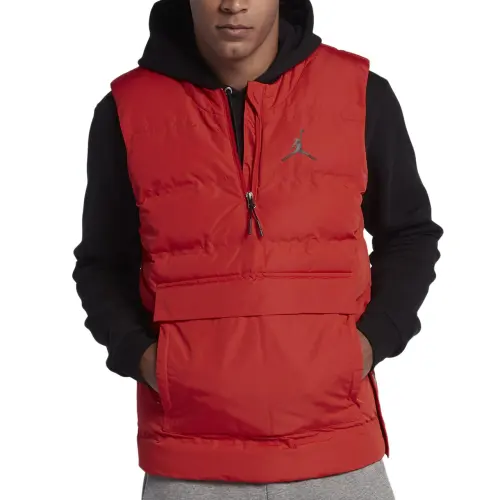 Jordan 23 Vests Men's Gamma Orange Stand Collar Moderate Other