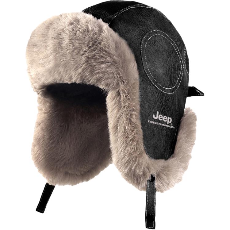 Шапка-ушанка Jeep Aviator Hat (коричневая)