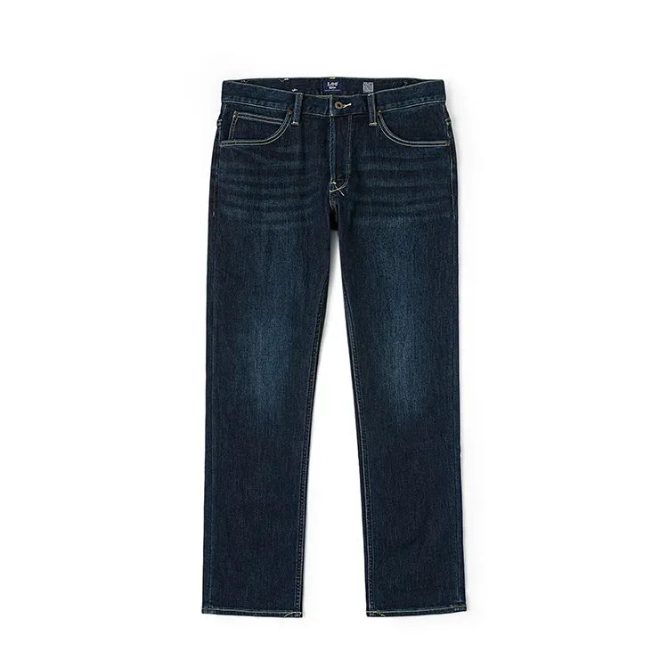 Lee Jeans Men's Dark Blue Thickened Straight Fit Pants