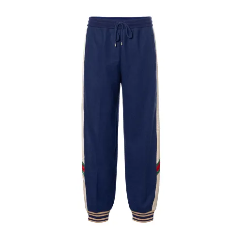 GUCCI Web Stripe Colour Block Track Pants