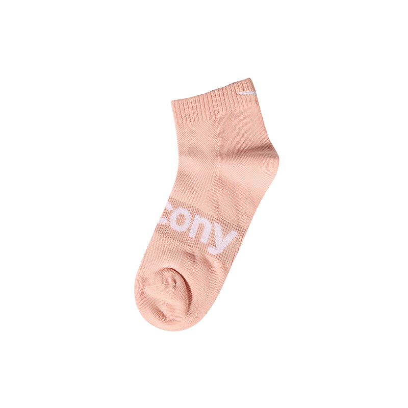 Saucony Polygiene Ankle Socks Unisex 1 Pack Peachy Pink