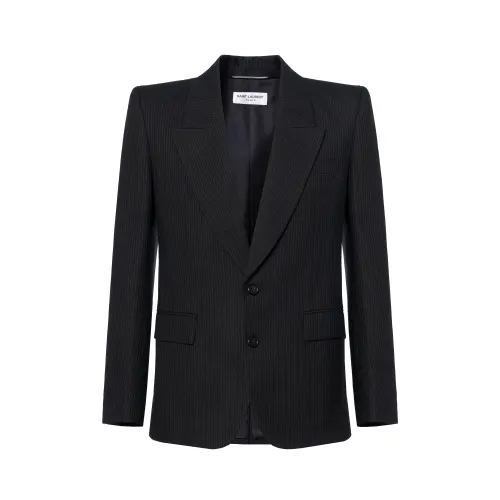 SAINT LAURENT Business Suit Men's Black