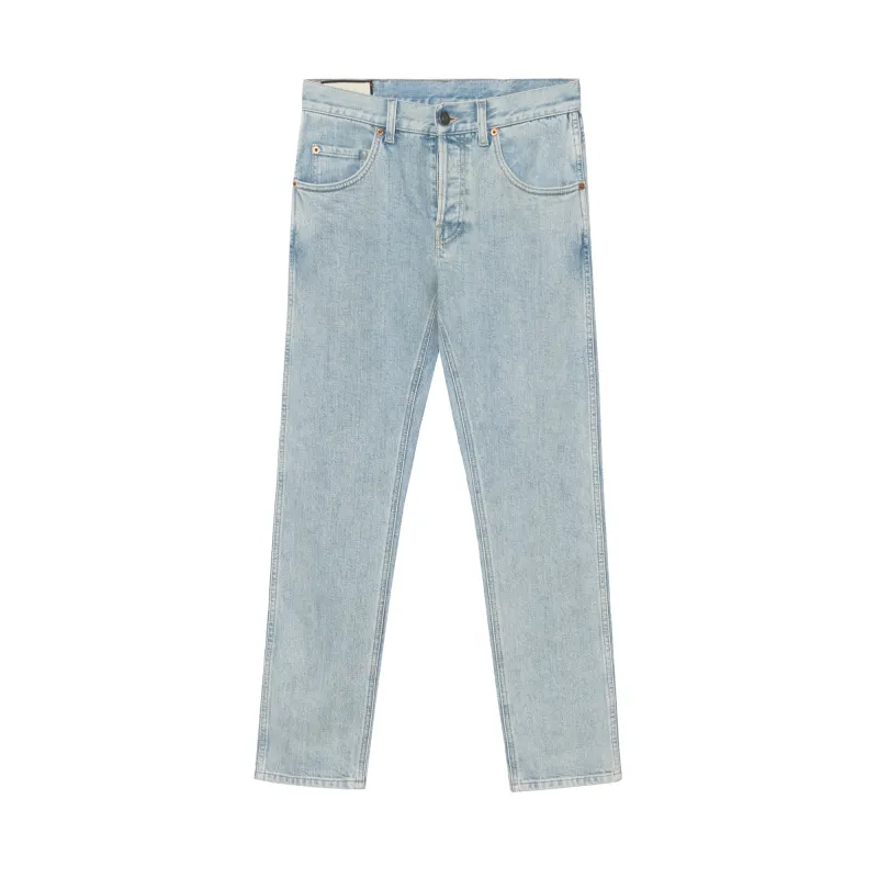 Gucci 2000s logo print jeans