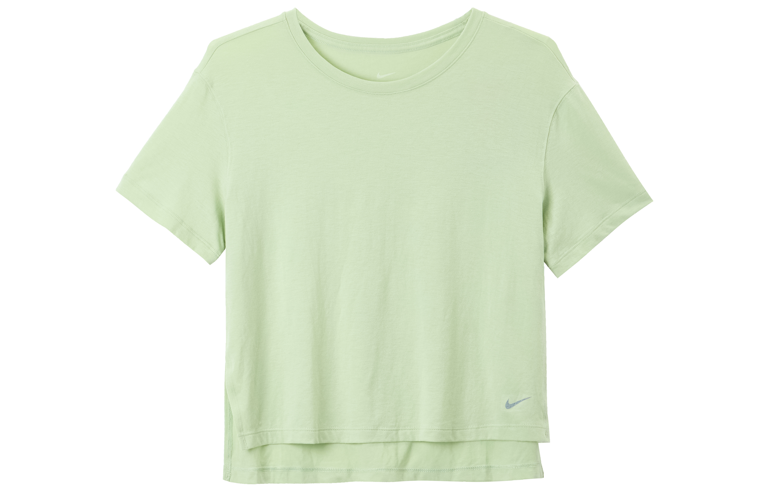 Женская футболка Nike Yoga Dri-FIT (зеленая)