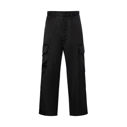 PRADA SS25 Cargo Pants Men's Black