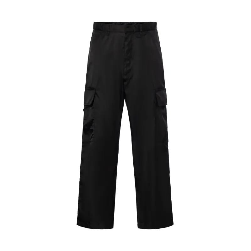 PRADA SS25 Cargo Pants Men's Black