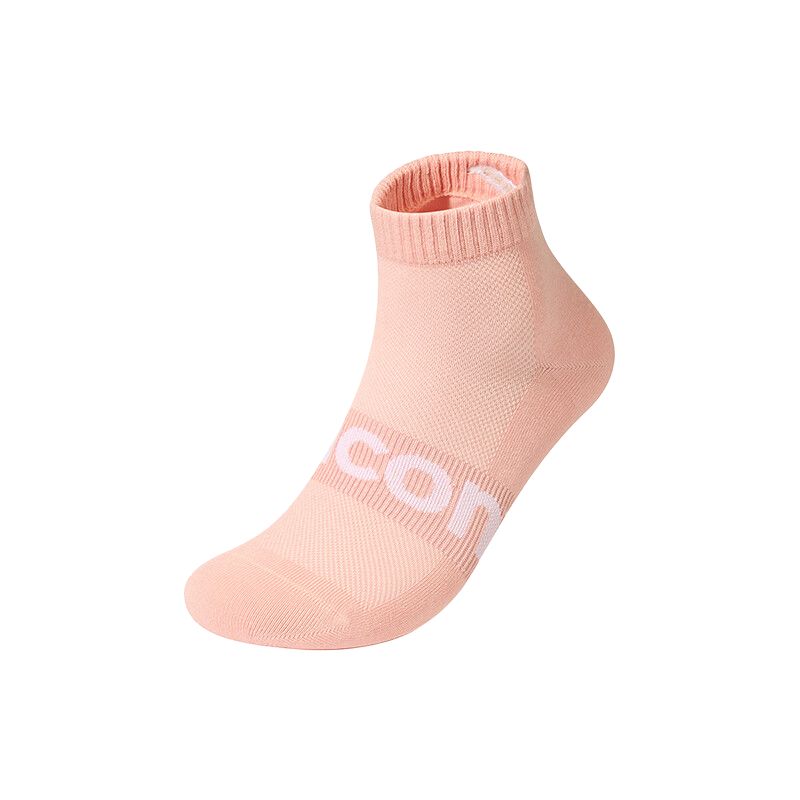 Saucony Polygiene Ankle Socks Unisex 1 Pack Peachy Pink