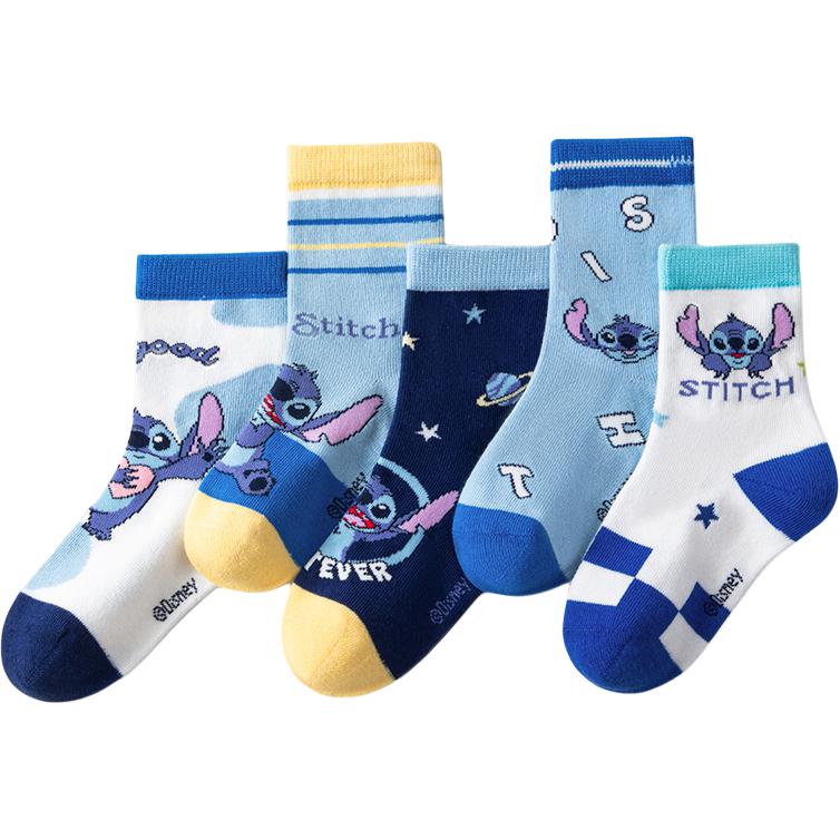 Disney Disney, autumn children's demi-season keep warm breathable soft multicoloured knee socks for boys, mid-length