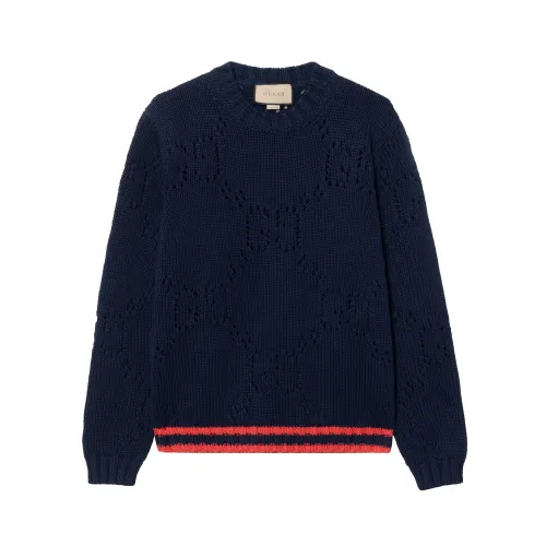 GUCCI SS22 Sweater Men's Dark Blue