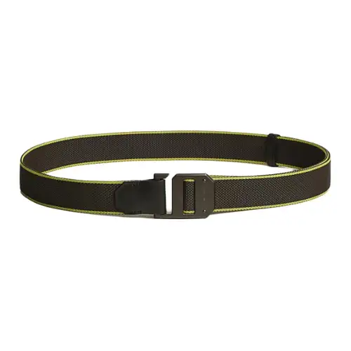 HERMES Cow Leather, Leather Polyamide, Aluminum Leather Belts Men's Width 3cm