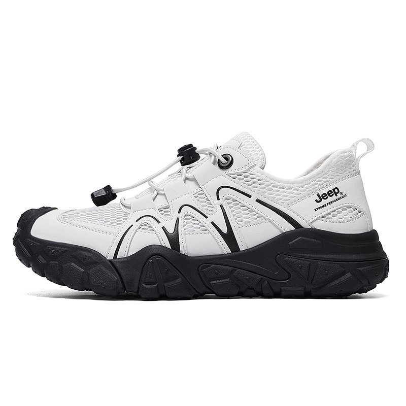 Мужские кроссовки Jeep Hiking Shoes (зелено-белые)