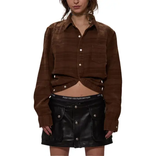 R13 Plaid Cotton Shirt