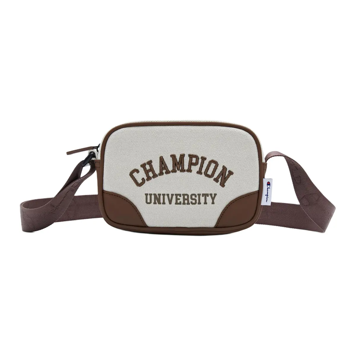 Champion Artificial Leather Crossbody Bags Regular Unisex Dark Blue/Blue/Dark Brown