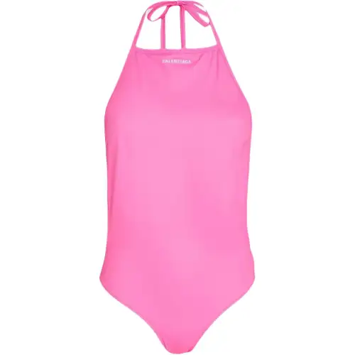 Balenciaga Strappy One Piece Swimsuit 'Fuchsia'