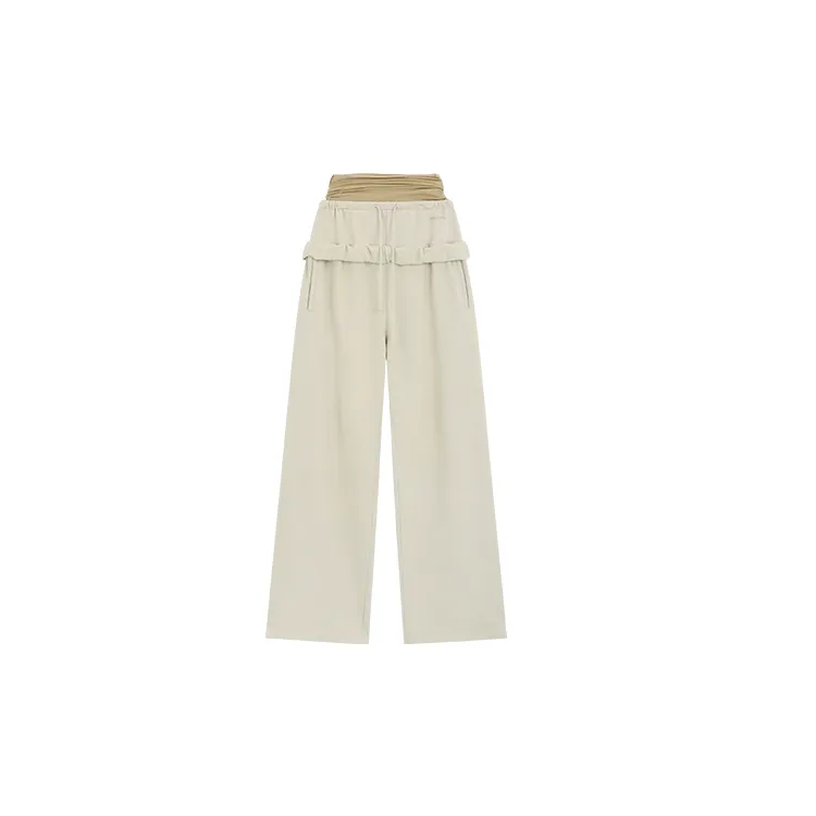 WE11DONE Layered Rolled Up Lounge Pants