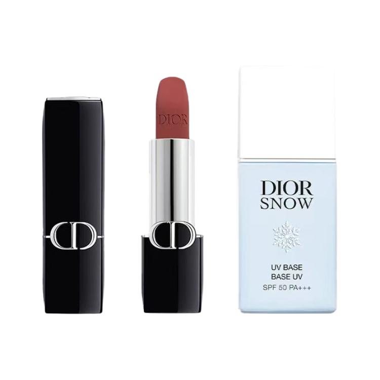 Набор косметики Dior Rouge & Base (натуральный)