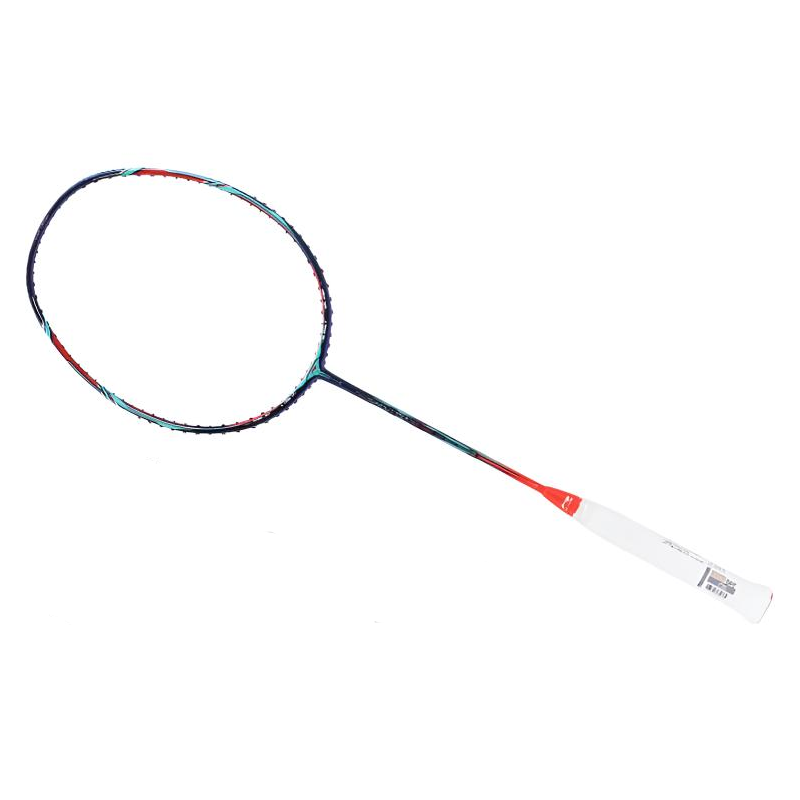 Li Ning Wind Powered 9000C Full Carbon Badminton Rackets Professional 675mm Single Racket Blue Red