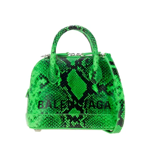 Balenciaga Leather Handbag Women's Green