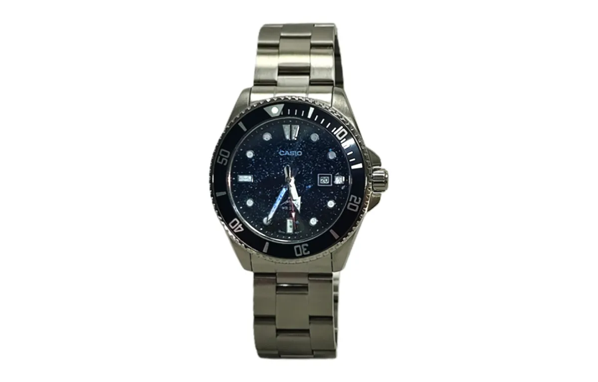 CASIO Custom Collection Quartz Movement Watch Unisex Black Dial