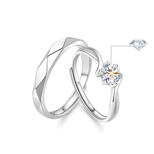 MOLADY Sterling Silver Rings Unisex