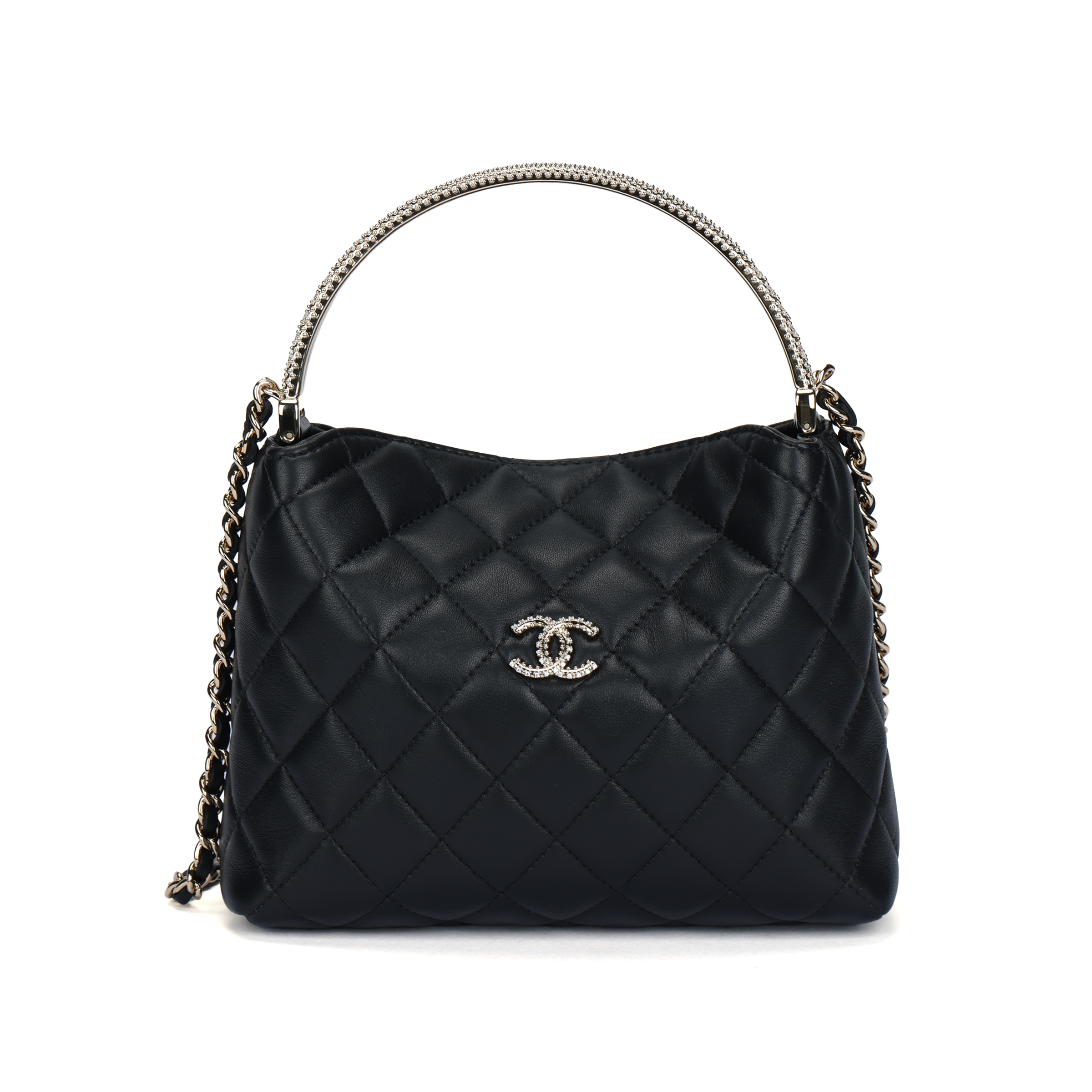 Женская сумка Chanel 25B (черная)