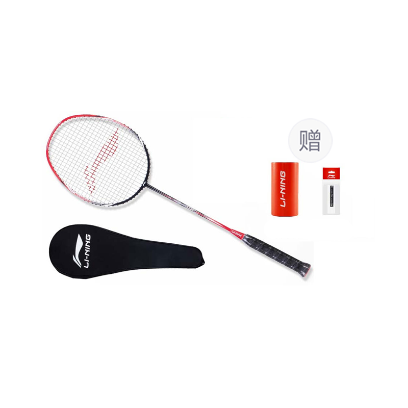 Li Ning Full Carbon Badminton Rackets Offensive Type Heavy Head, Stiff Shaft Entry level Approx. 675mm Single Racket