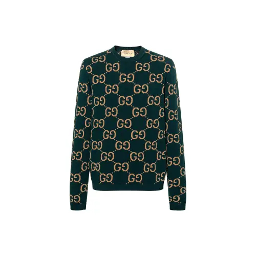GUCCI Gg Monogram Crewneck Knitted Jumper