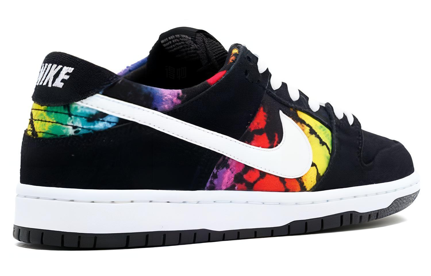 Кеды Nike Dunk SB IW Tie-Dye (черно-разноцветные) — фото 3