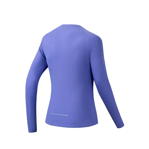 Anta Running Collection T Shirt Women's Aurora Purple Blue