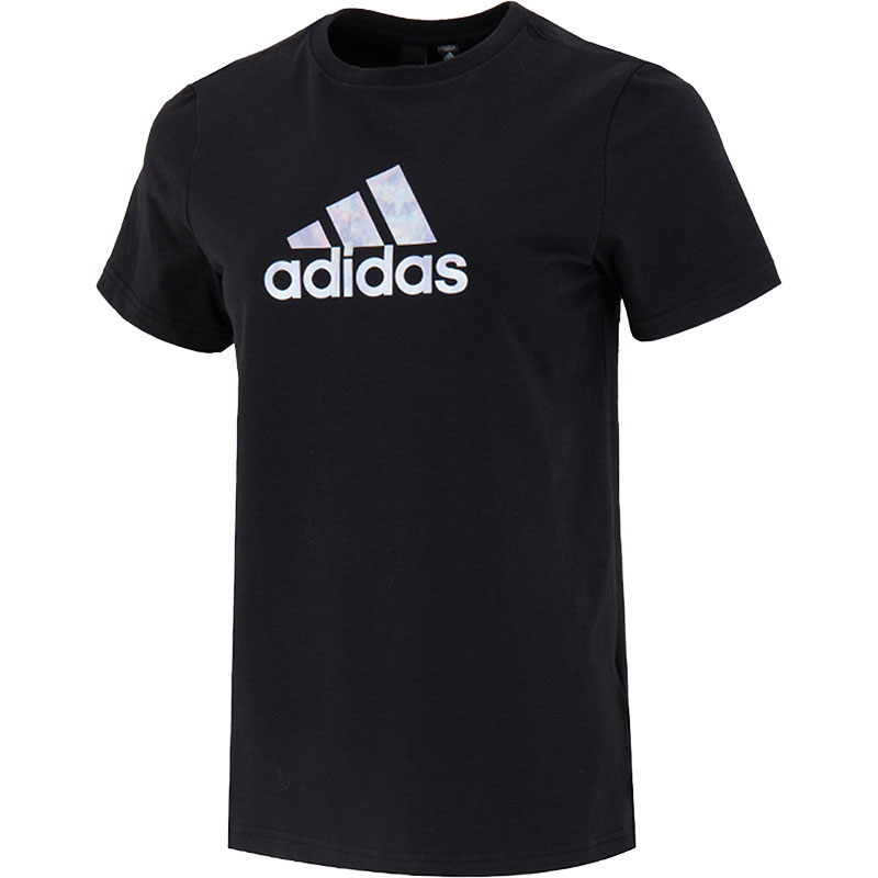 Женская футболка adidas (черная)