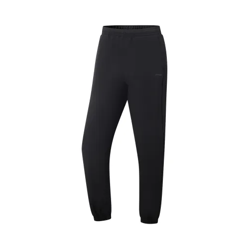 Li Ning Fitness Series Fleece Lined Thermal Windproof Water Repellent Minimalist Style Lace Up Comfortable Mid Rise