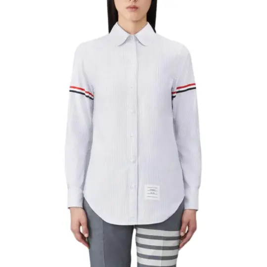 THOM BROWNE RWB Striped Buttoned Shirt