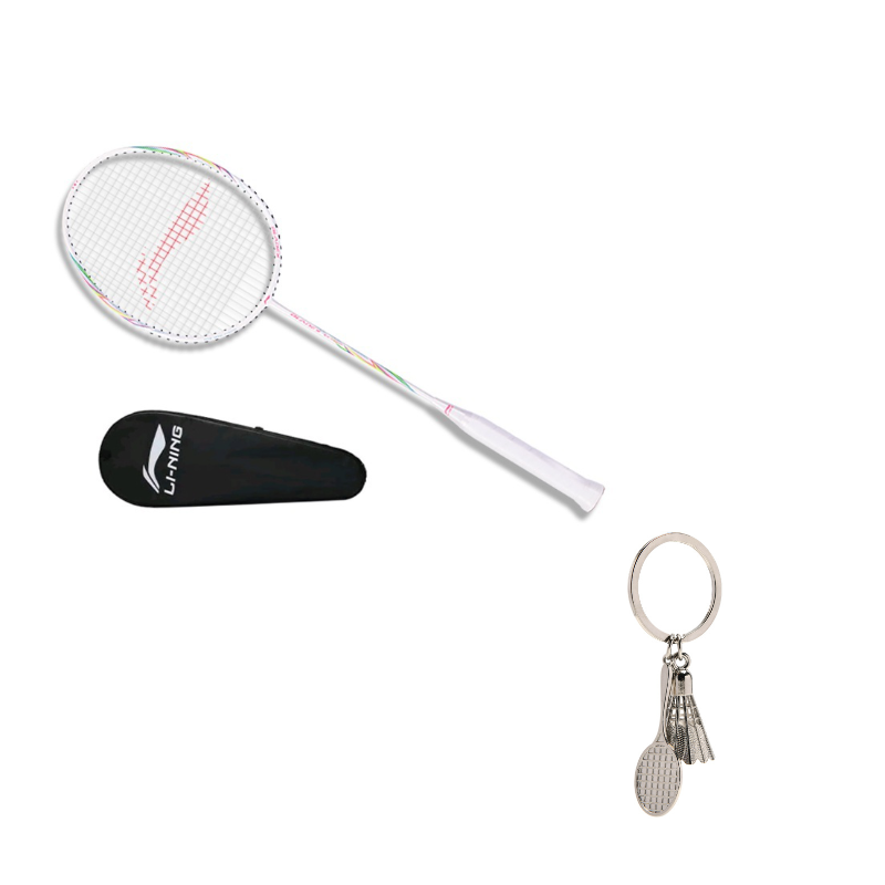 Li Ning Sharp Arrow Full Carbon Badminton Rackets Speed Type Enhanced Swing Speed Entry level 5U Strung