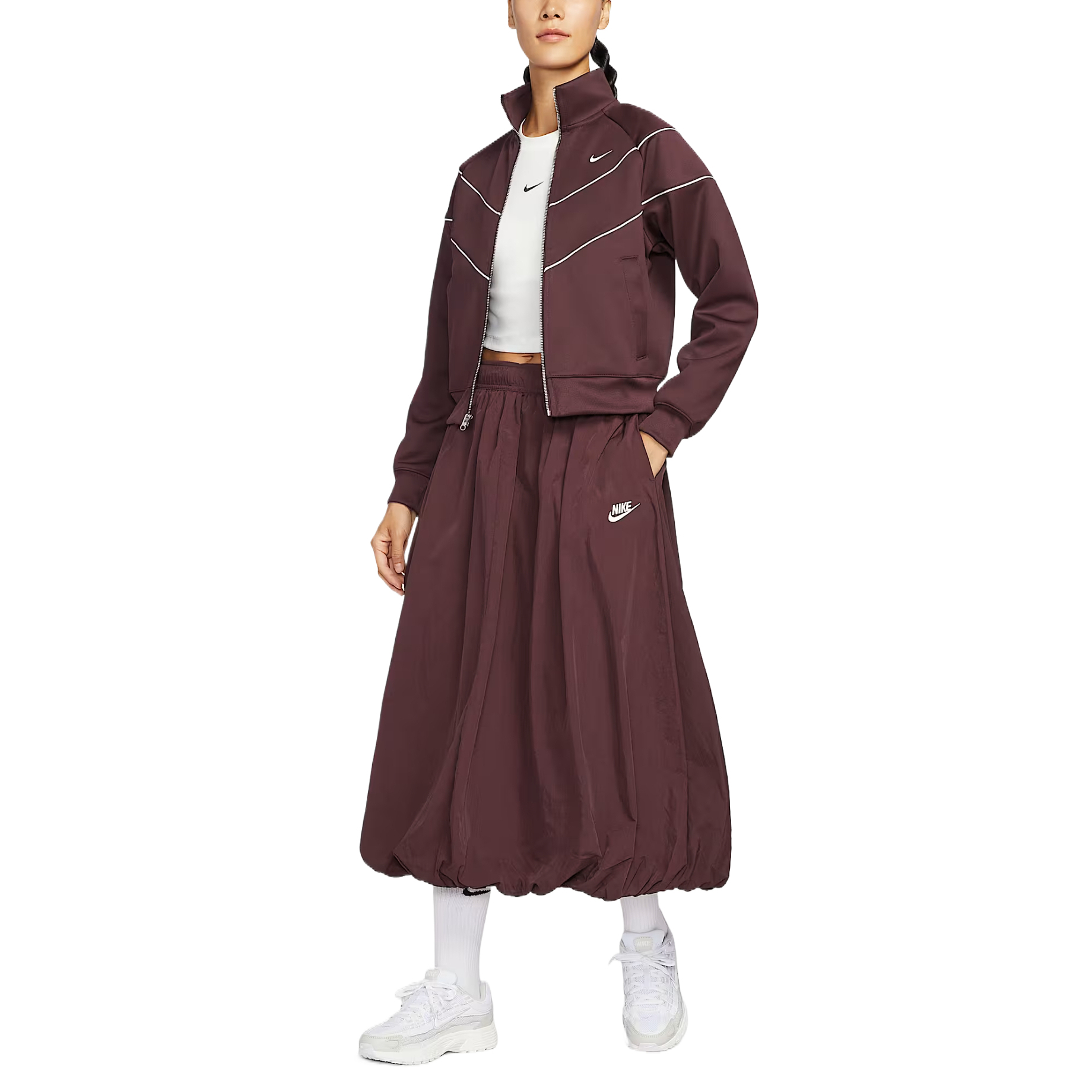 Женская юбка Nike Nike Sportswear Windrunner (розовая)