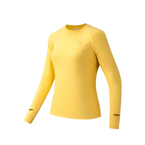 Anta Running Collection T Shirt Women's Iridescent Yellow