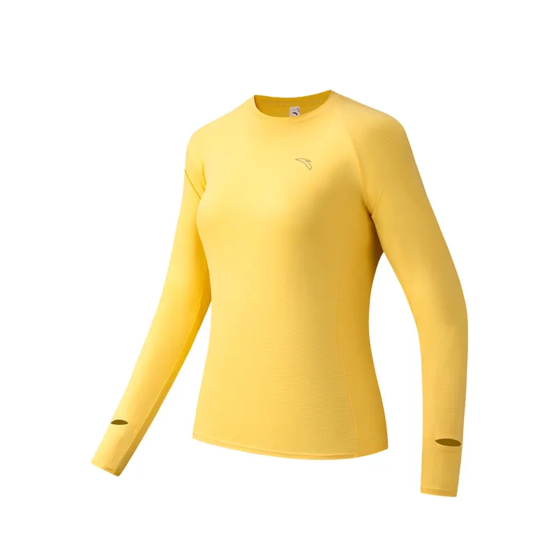 Anta Running Collection T Shirt Women's Iridescent Yellow